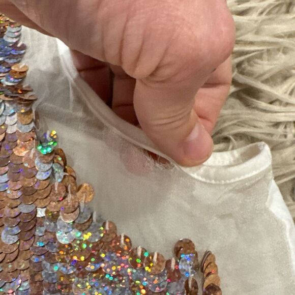 Stella McCartney sequined tank top size 42 - Picture 2 of 9